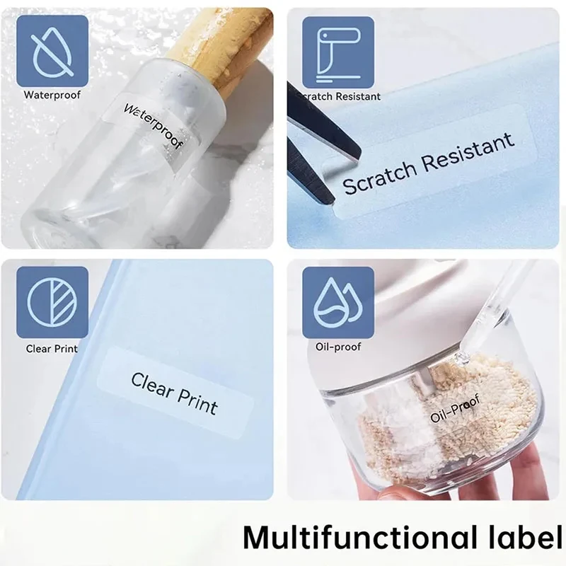 Niimbot D110 Label Thermische Sticker Wit Zelfklevend Papier Waterdicht 3/5/10 Rollen Papieren Goedkoopste Officiële Voor D101 D11 Printer - imagen 4