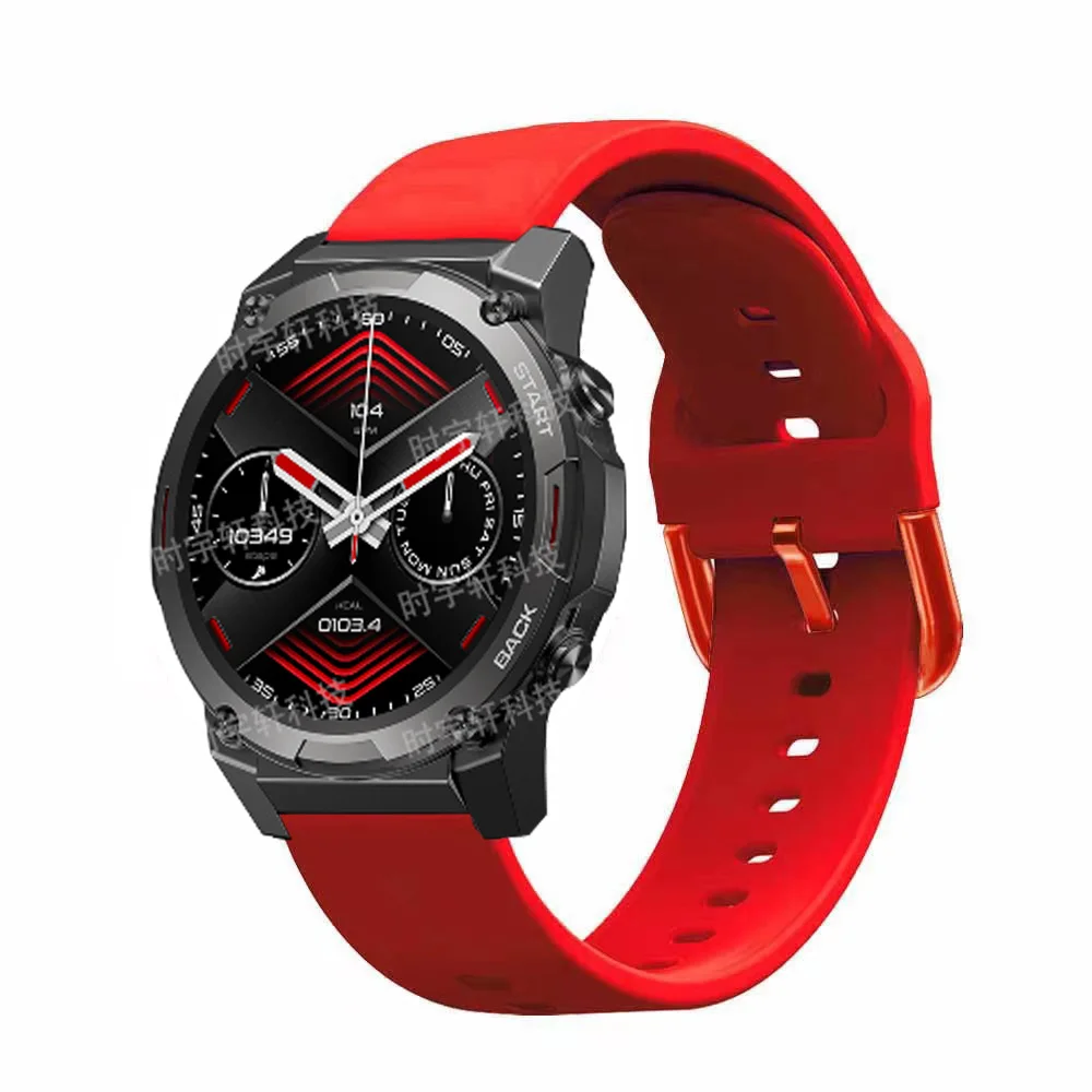 Correa de silicona con hebilla de Color para reloj Zeblaze Vibe 7 Lite, pulsera para Zeblaze Stratos 3 2 Ares 3 Pro/Btalk 2, 20mm, 22mm - imagen 2