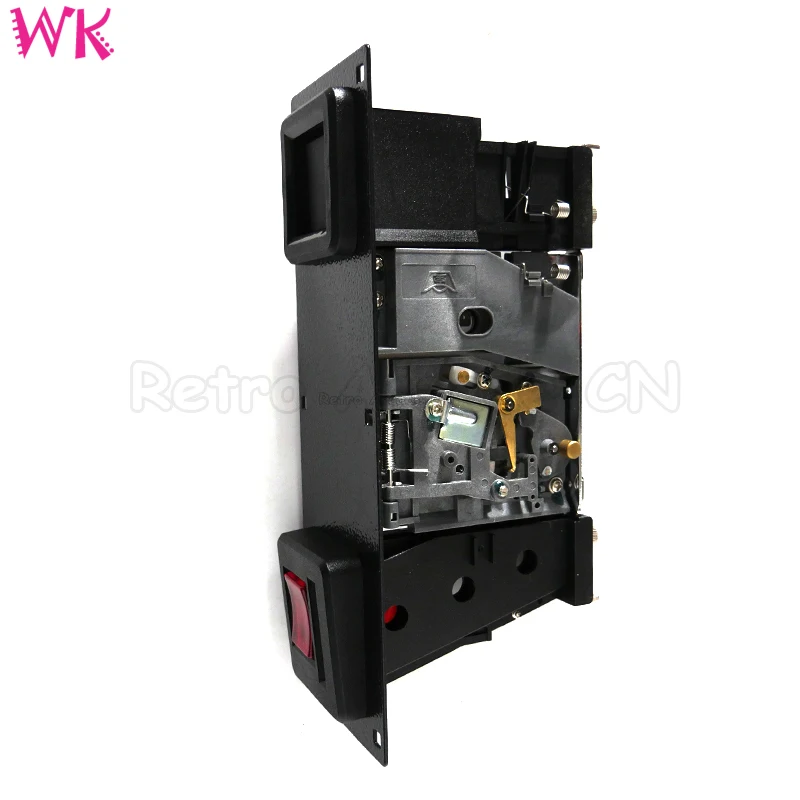 Mini Puerta de monedas con montaje de placa frontal de aceptador de monedas para Mech de monedas de 3,5" - imagen 2