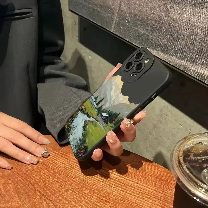 Funda de teléfono con pintura de paisaje Rural para Samsung Galaxy S25 Ultra S24 S23 S22 S21 Plus S20 FE A55 A54 A35 A15 funda suave de silicona - imagen 5