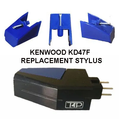 Cartucho Kenwood KD47F T4P, recambio de lápiz óptico para Sanyo CEC N68 ST66D ST67D ST85J LP, accesorios para tocadiscos de gramófono, 1 unidad
