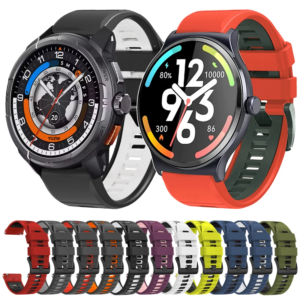 Correa de reloj de 22mm y 20mm para HAYLOU Solar Ultra, pulsera deportiva para Haylou Watch 2 Pro(LS02 Pro)/RS5/R8/S8/Solar 5/RT3 - imagen 2