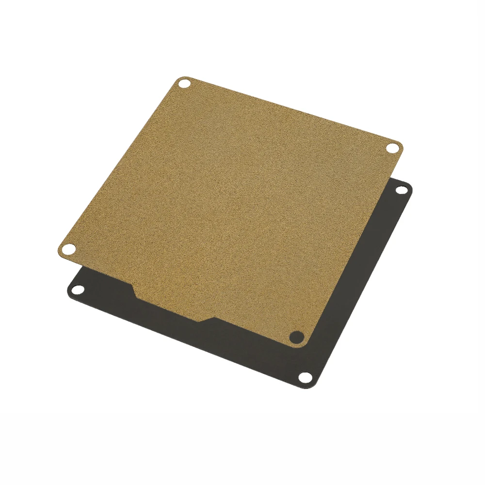 PEI de doble cara para Easythreed K7 K9, placa de construcción de 120x120mm, textura de acero de resorte Pei con Base magnética para Mini impresora 3D - imagen 2