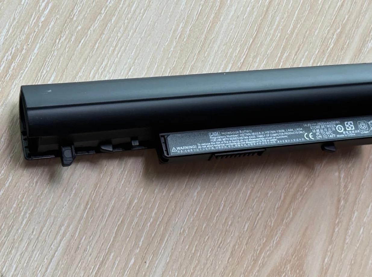 Batería negra para ordenador portátil HP Pavilion 14 15 Notebook PC Series F3B96AA 728460 -001 752237 -001 LA04DF HSTNN-YB5M HSTNN-UB5N - imagen 3