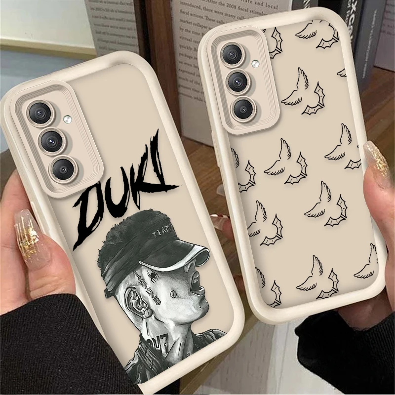 Funda trasera para Samsung Galaxy A51 A05 A05S A54 A34 A24 A14 A53 A33 A23 A13 A52 A52S A32 A22 A12 A71 A31 A50 Cool Duki Rapper Capa