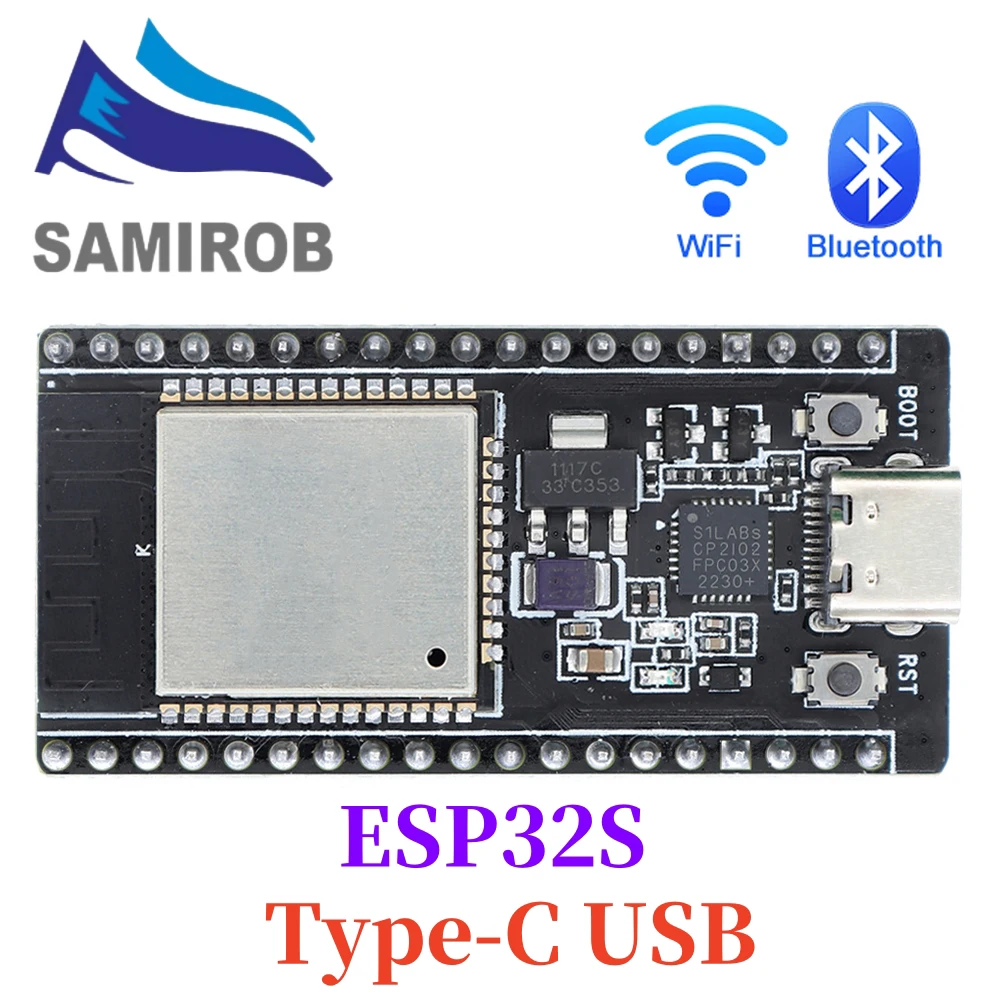 Placa de desarrollo ESP32S CP2102, módulo WiFi + Bluetooth, consumo de energía ultrabajo, placa de expansión ESP32 ESP-WROOM-32 NodeMCU-32S - imagen 5