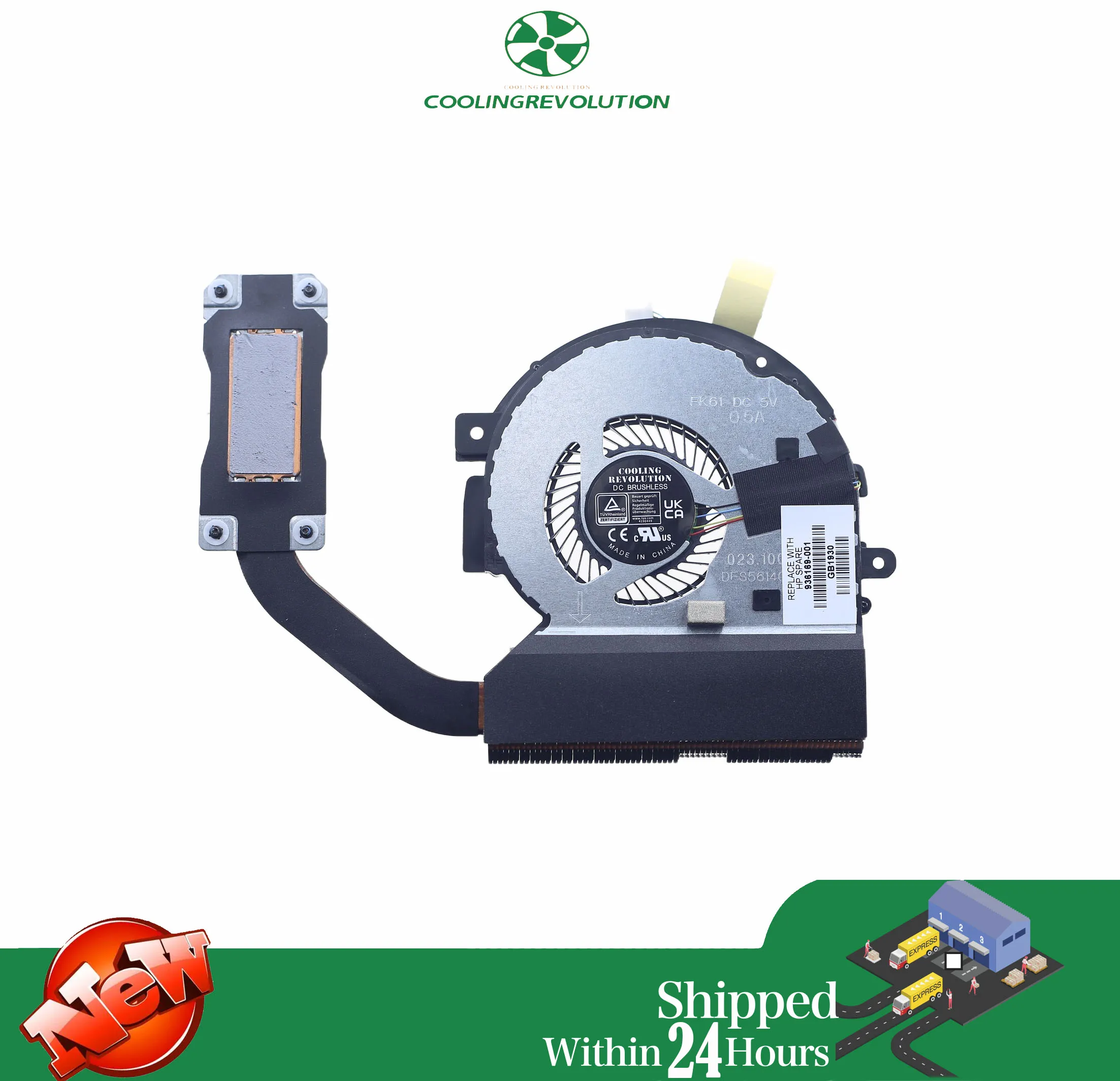 HP 15-BP Disipador calor ventilador portátil modelo compatible - imagen 4