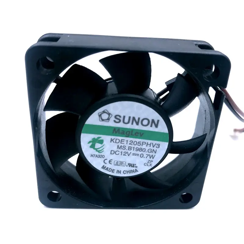 2 ventiladores de 5 cm para ventilador Maglev Sunon KDE1205PHV3 de 50 mm | Refrigeración ultrasilencioso de 12 V 0,7 W para servidores/equipo de red/dispositivos médicos - imagen 2
