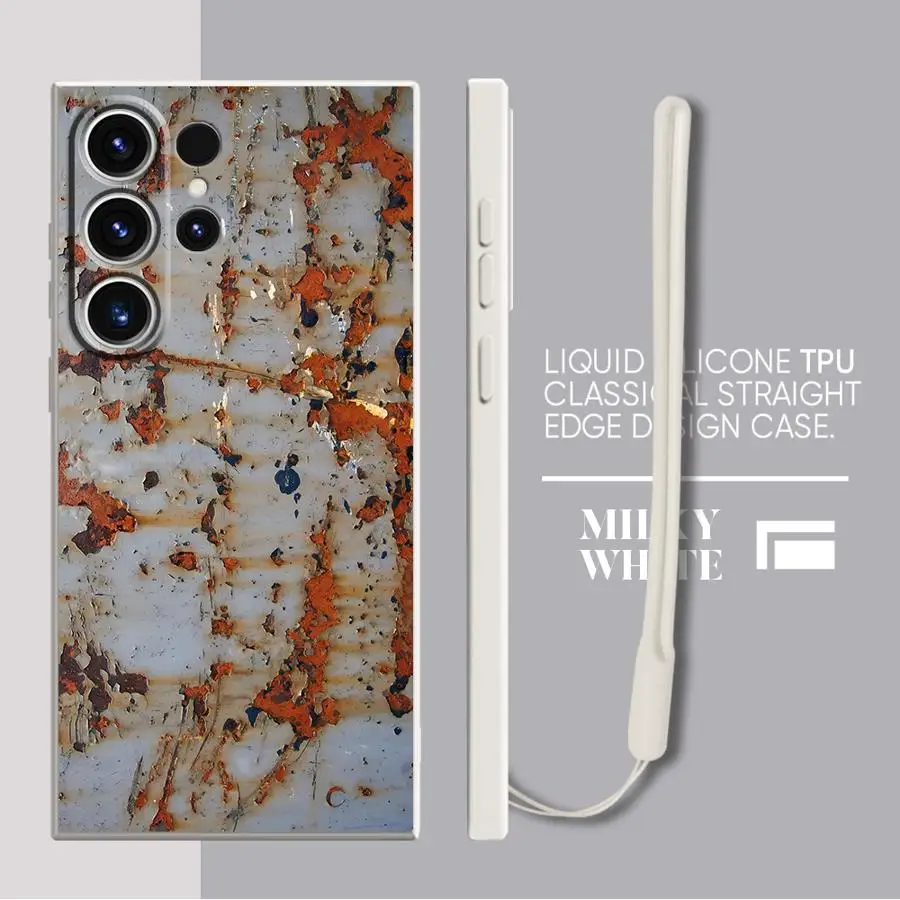 Funda de teléfono con diseño de óxido Retro para Samsung Galaxy Note 20 10 Ultra S21 Plus S23 S24 FE S25 Edge S22 Ultra S20 - imagen 3