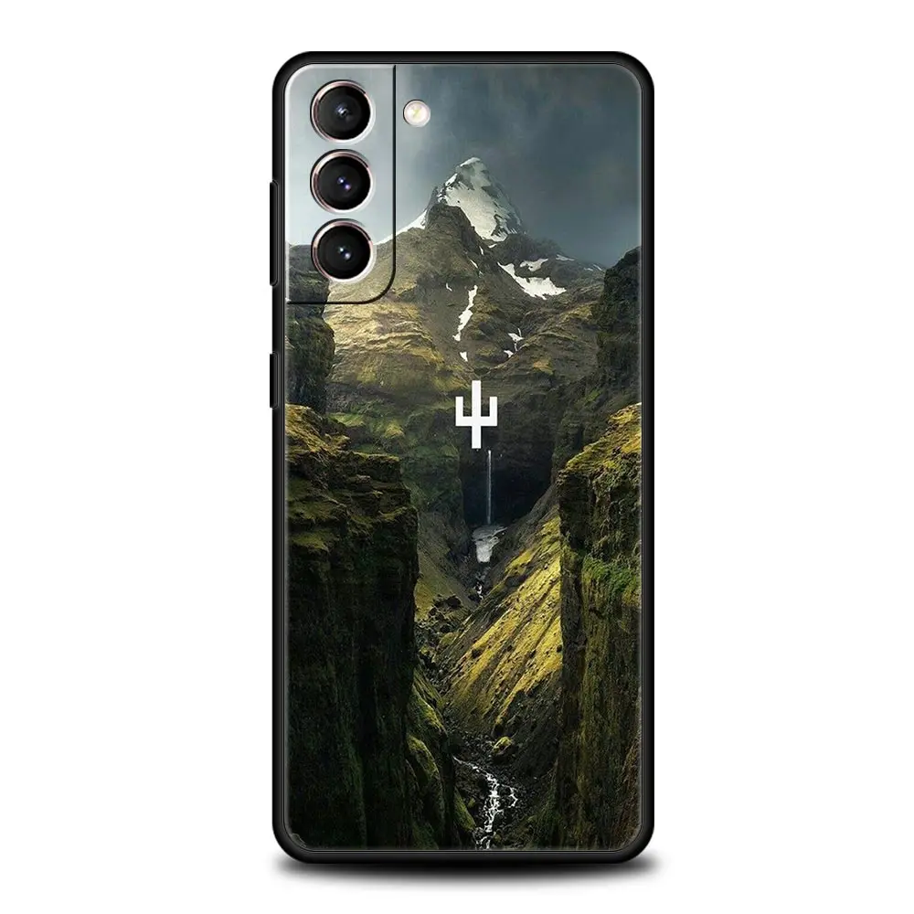 Funda de teléfono de madera geométrica de bosque para Samsung Galaxy S24, S23, S22, S20 Ultra, S21 FE, 5G, S10, S9 Plus, S10E, S8, funda de silicona suave - imagen 4