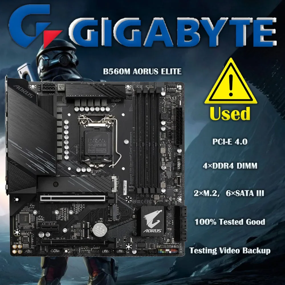 Placa base Gigabyte B560M AORUS ELITE LGA1200 DDR4 M-ATX
