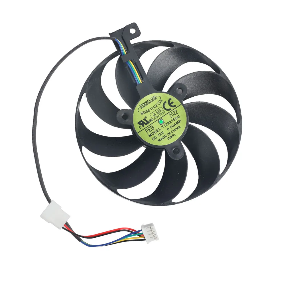 Ventilador de refrigeración de tarjeta de vídeo T129215SU, 87MM, para ASUS RTX 2060, Super 2070, 2080, 2080, super DUAL EVO, ventilador de refrigeración de tarjeta gráfica avanzada - imagen 5