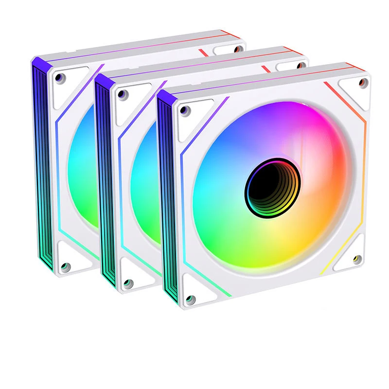 Ventilador ARGB de 120mm, 5V, 3 pines, ventilador espacial infinito, Ventilador de refrigeración de CPU 12V PWM - imagen 5