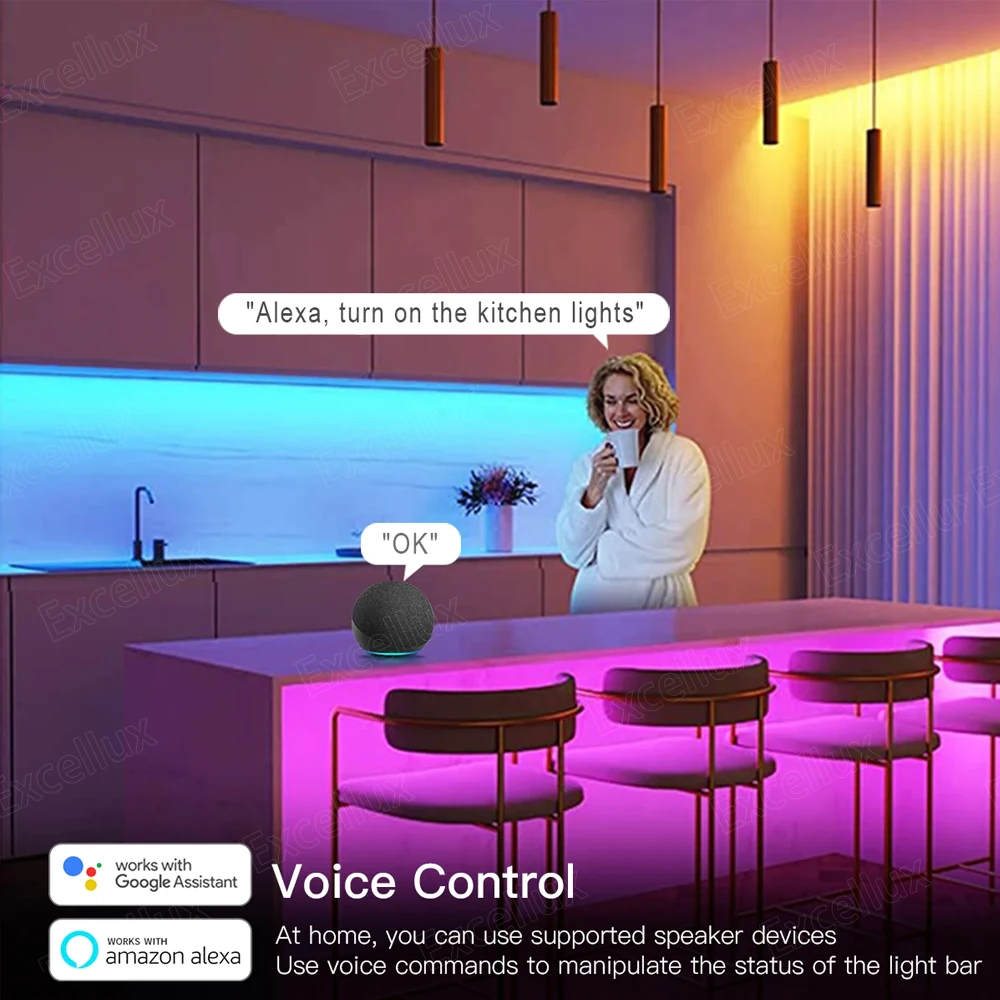 Tira de luces Led inteligente Tuya Zigbee RGB CCT, tira de luces Led de 24V CC, 5M, 10M, 15M, 20M, decoración de habitación para asistente de Google Home Alexa - imagen 2