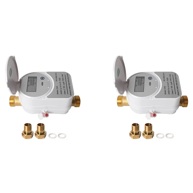 BTLIFE-2X Tuya Zigbee medidor de agua ultrasónico DN20 con válvula pantalla LCD cantidad de agua medidor de consumo de flujo IP68 - imagen 5