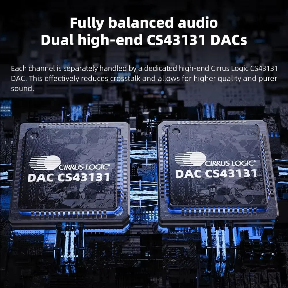 FiiO BTR13 amplificador de auriculares Bluetooth USB DAC DSD256 3,5/4,4mm salida equilibrada amplificador de oreja de equilibrio HIFI LDAC/aptX HD AAC - imagen 3