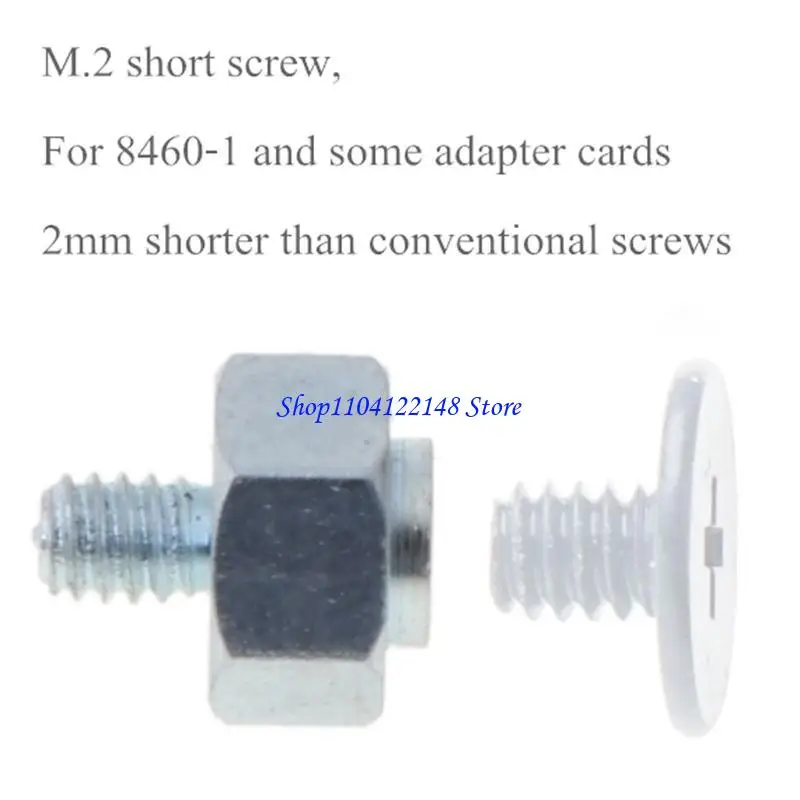 P9FA 10 juegos para M.2 SSD tuerca hexagonal tornillo soporte para A-SUS PC portátil para M.2 SSD Moth - imagen 5