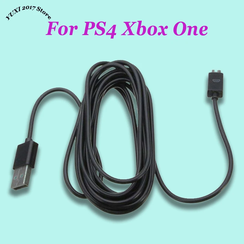 1/2 Uds Cable de repuesto USB Cable de datos de carga para PS4 Xbox One Cable de alimentación para juegos accesorios para juegos
