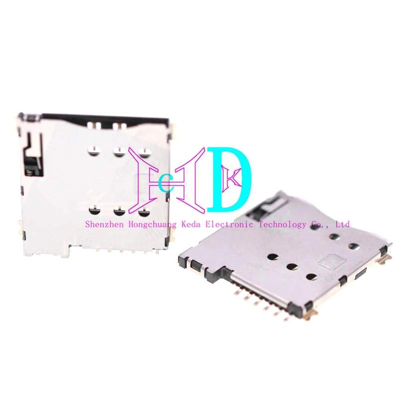 5 uds ranura para tarjeta SIM de autoempuje adaptador de soporte de tarjeta de memoria Micro SIM conectar uso para módulo GSM SIM800L SIM800C - imagen 3