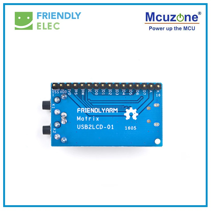 Puerto USB 1602 Módulo LCD (LCD2USB) para NANOPi R5S R2S M1 PLUS - imagen 4