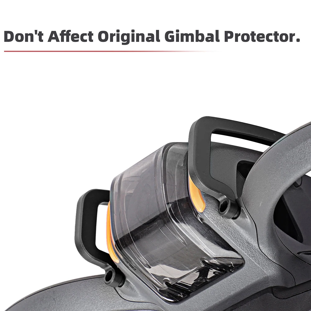 Protector de lente de cámara para DJI Avata 2, cardán de aleación, parachoques, equipo de aterrizaje, accesorios para Dron - imagen 3