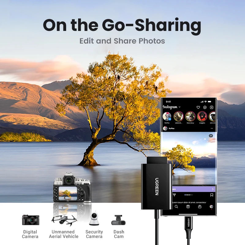 UGREEN Lector de tarjetas 170 MB/s USB-C a SD MicroSD TF Adaptador de tarjeta de memoria para computadora portátil PC Tipo-C OTG Teléfono Macbook Windows MacOS - imagen 5