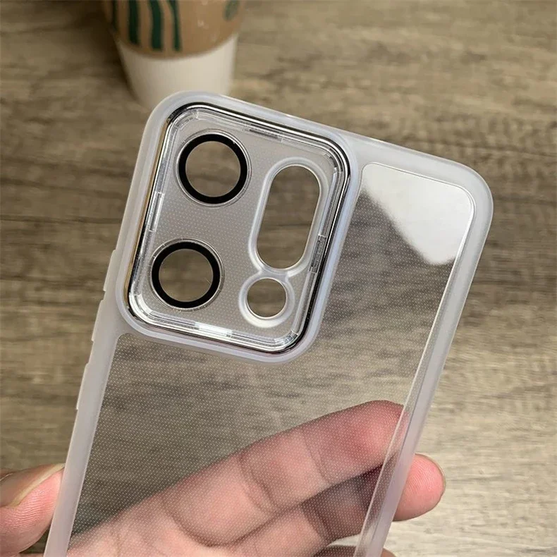 Película protectora de cámara MagSafe, cubierta para Oppo Reno 14 Pro 14, parachoques transparente de TPU suave a prueba de golpes para Oppo Reno 13 F 5G Reno13 - imagen 3