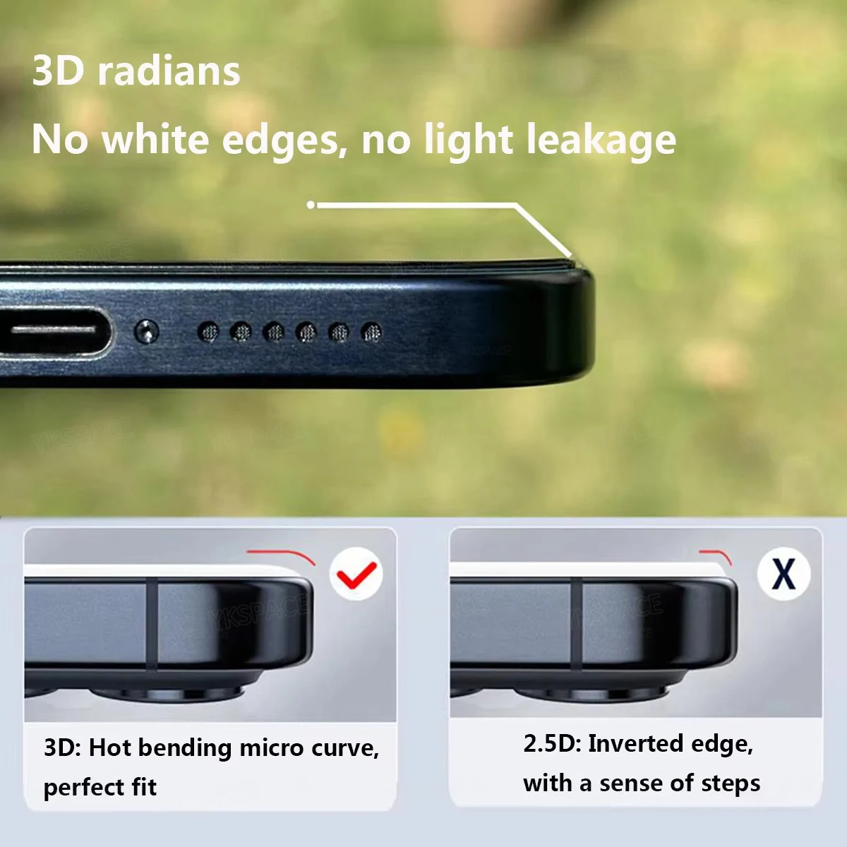 1-2 uds AR Antirreflejo vidrio templado transparente de alta definición para iPhone 13 14 15 16e 16 17 Air Pro MAX Plus Protector de pantalla - imagen 5