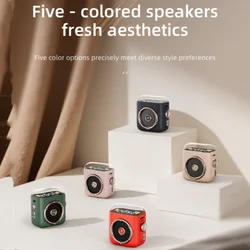 Altavoz Bluetooth Magnético Portátil con Reloj y Ranura TF