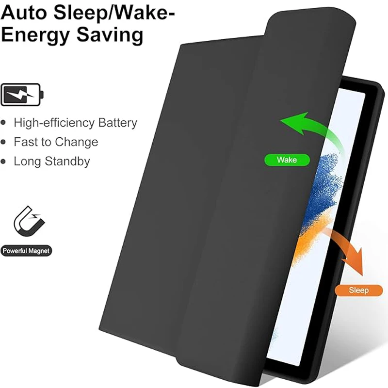 Funda inteligente para Samsung Galaxy Tab A7 lite 8,7 SM-T220 SM-T225 SM-T227 Funda para teclado desmontable Galaxy Tab A7 lite 8,7 - imagen 4