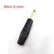 2 pole black