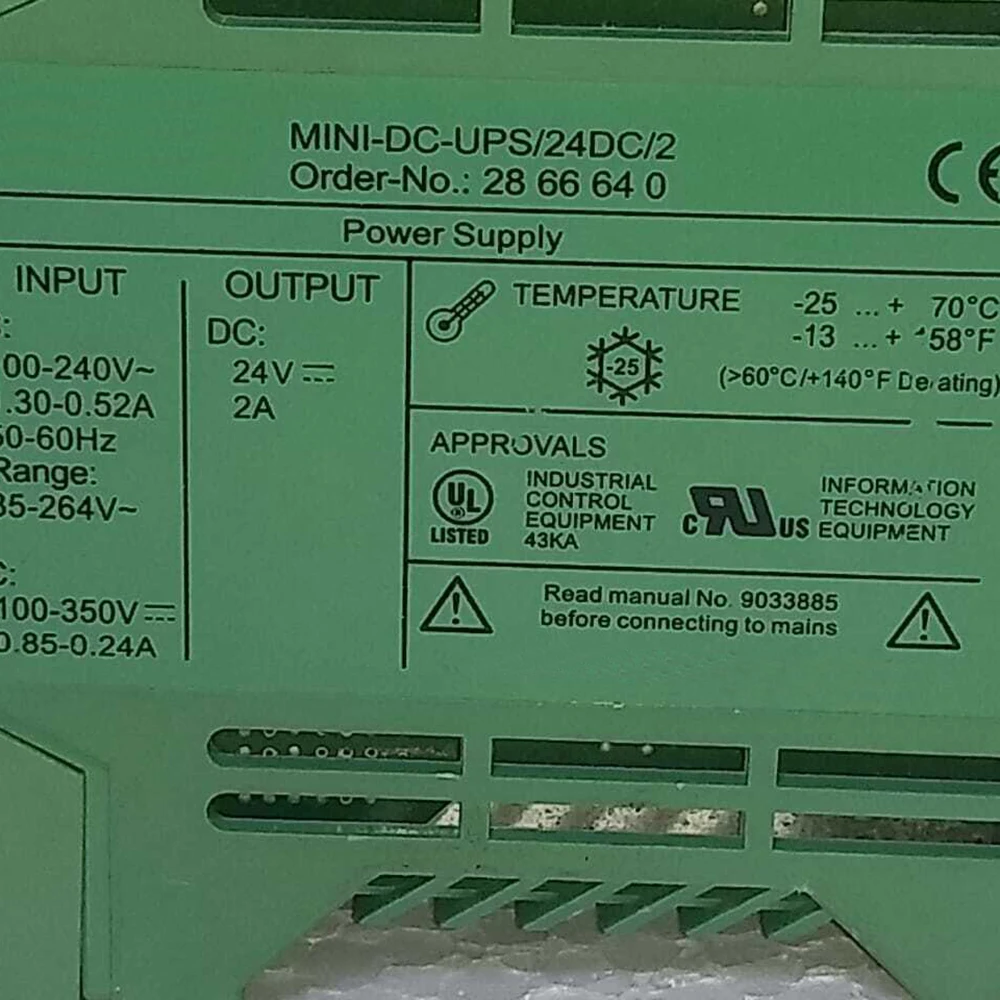 2866640   MINI-DC-UPS/24DC/2 MINI DC-UPS para fuente de alimentación ininterrumpida Phoenix, envío rápido de alta calidad - imagen 3