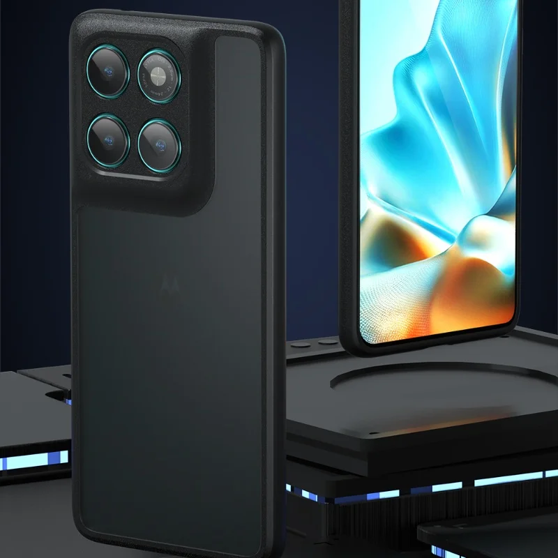 Para Moto Edge 60 Fusion funda Motorola Moto Edge 60 Fusion Capa parachoques mate esmerilado translúcido Fundas Moto Edge 60 Fusion - imagen 3