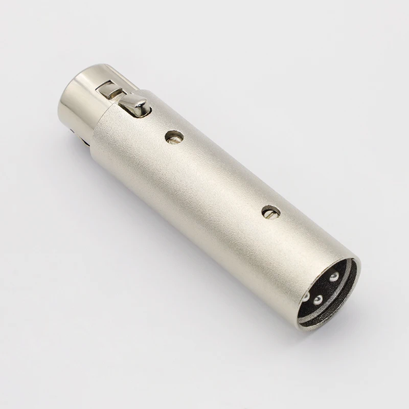 1 Uds alta calidad XLR 3 pines macho a 5 pines DMX hembra convertidor adaptador de Audio para Cable de luz de escenario conector de audio de micrófono - imagen 4