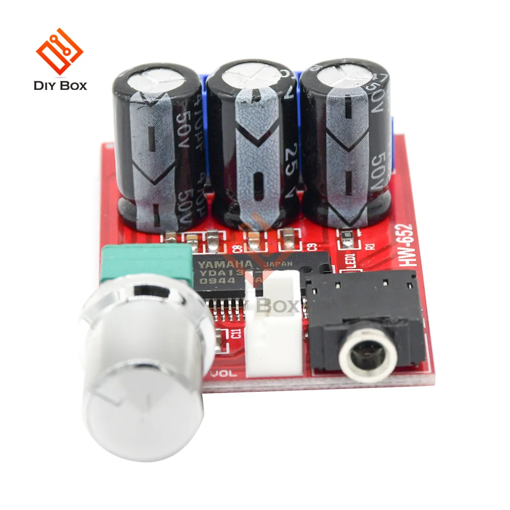 Tablero Amplificador YDA138E 12W + 12W ESTÉREO HIFI Amplificador de Audio Digital Amplificador de altavoz para Yamaha MK145 tablero de sonido Subwoofer DC 12V - imagen 4