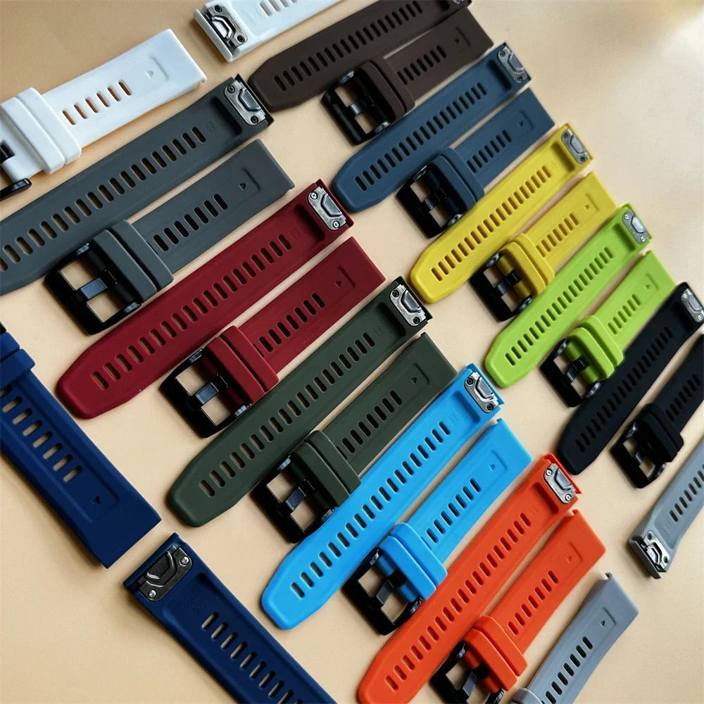 QuickFit-Correa de silicona para reloj Garmin Forerunner 965, 945, 935, S62, S70, Instinct 2, accesorios de pulsera, 22mm, 26mm - imagen 3