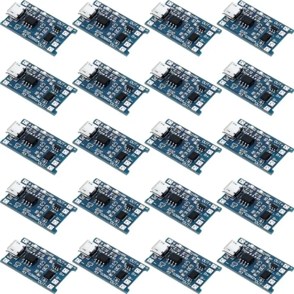 10 Uds 5V 1A 18650 Placa de carga de batería de litio PLR TP4056 carga de litio Mini/Micro USB tipo C módulo de carga con protección - imagen 2