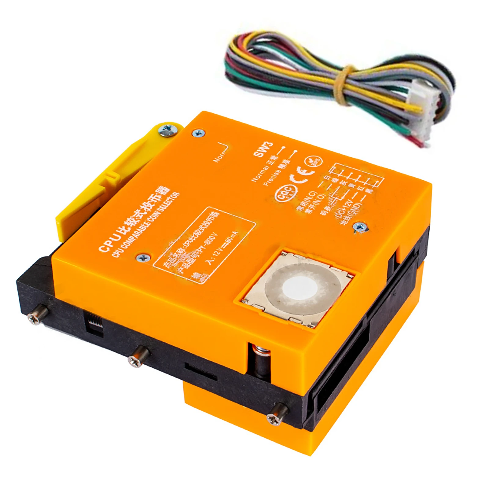 Mecanismo de fichas con Cable para máquinas expendedoras, Selector de monedas mecánico, entrada superior avanzada, juego Arcade, bricolaje, PY-800 - imagen 3