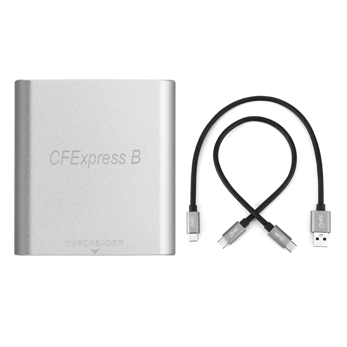 Lector de tarjetas portátil tipo C a CFexpress B, lector de tarjetas de memoria de 10Gbps sin unidad para ordenador portátil, teléfono, Chromebook