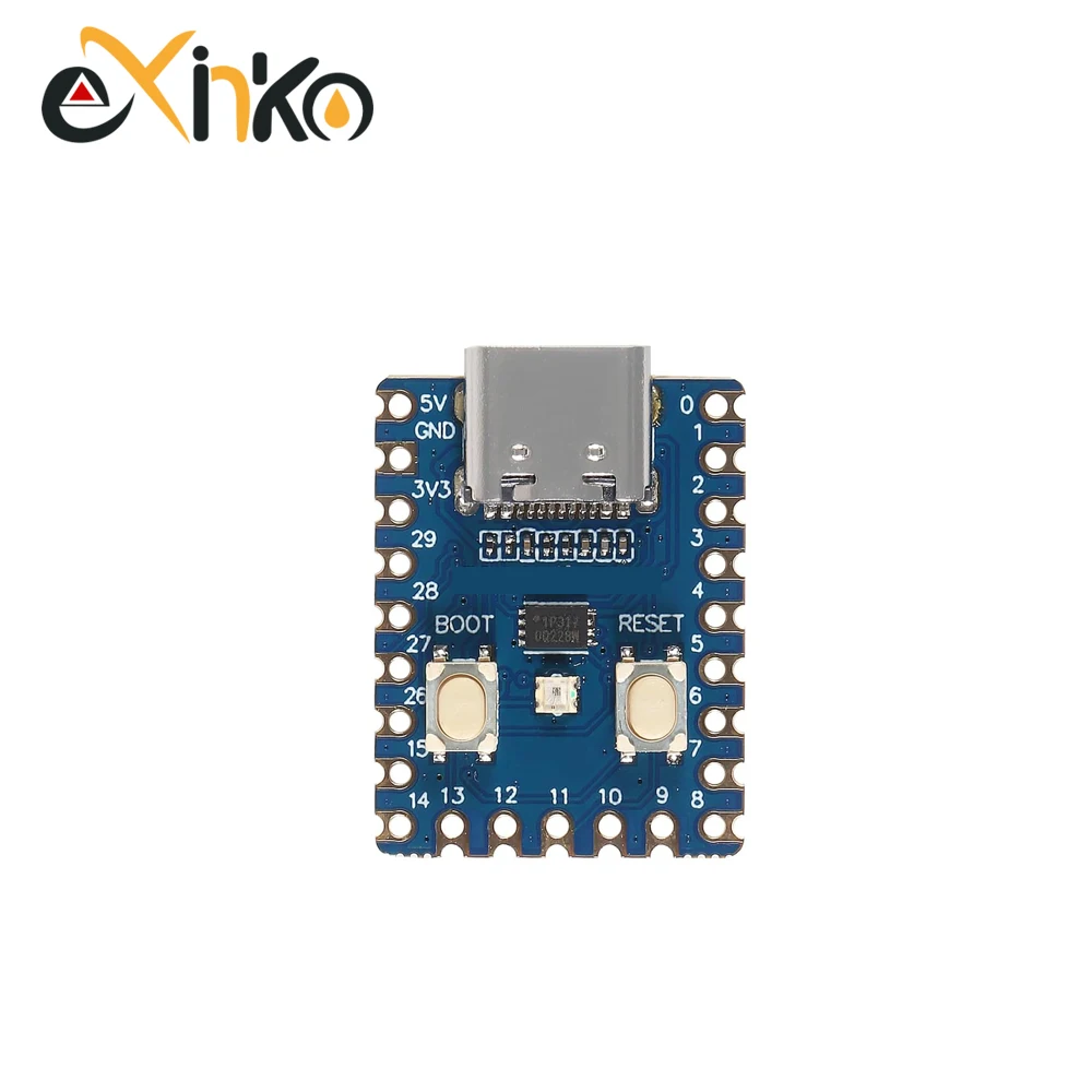 1-10 Uds Raspberry Pi RP2040-Zero microcontrolador PICO Placa de desarrollo RP2040 procesador Cortex M0 + de doble núcleo 2MB Flash - imagen 5