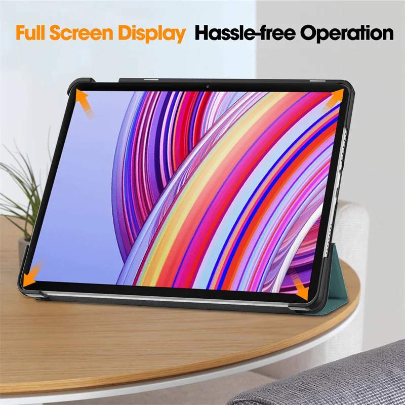 Para Redmi Pad Pro Funda para tableta 12,1 pulgadas PU Funda inteligente magnética de cuero Funda para Xiaomi Poco Pad 12 1 2024 Funda - imagen 4