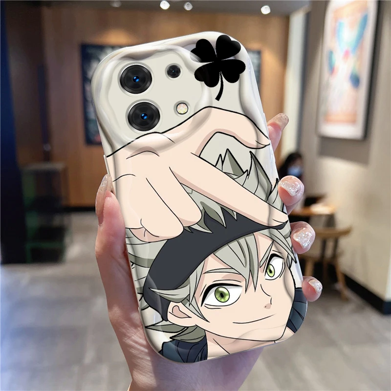 Arte Popular de Anime de clavo negro para Xiaomi Redmi Note 13, 12, 12S, 11S, 11, 10, 9, 8, 10A, 9C, 9T Pro Plus, funda de teléfono con aceite de onda 5G - imagen 2