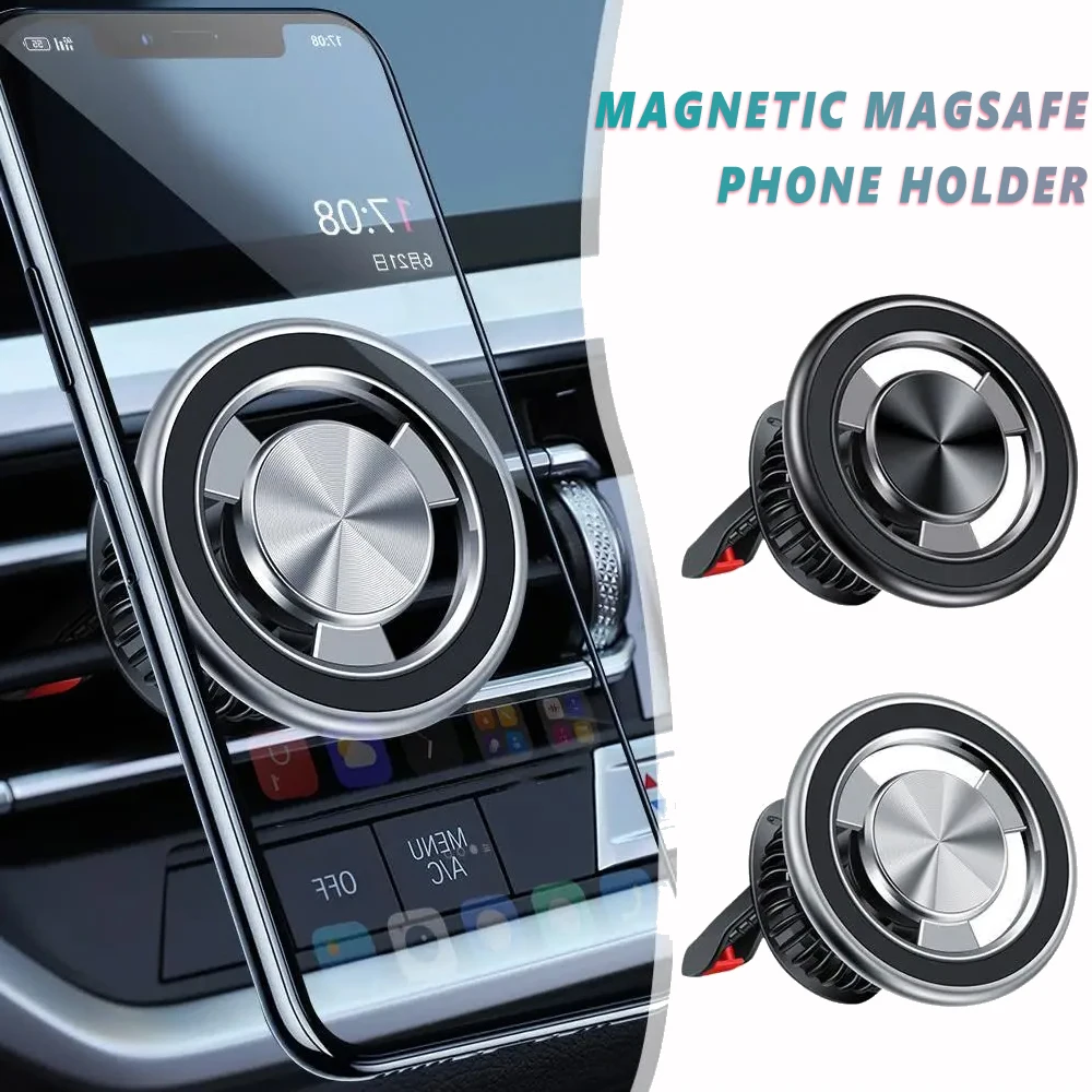 Soporte magnético para teléfono móvil de coche, soporte magnético para GPS, Macsafe, iPhone 15, 14, 13, 12, Samsung, Xiaomi - imagen 2