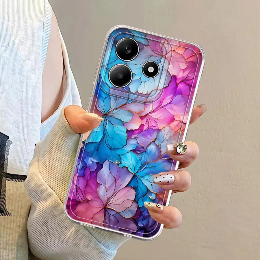 Funda de teléfono para Xiaomi Redmi Note 11S 12S 10S 9 10Lite 10Pro 8 11 14 13 12 Pro Plus cubierta suave de mármol - imagen 2