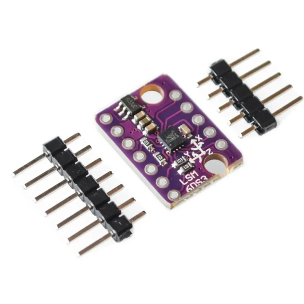 GY-LSM6DS3 LSM6DS3 acelerómetro giroscopio módulo Sensor de temperatura Digital integrado módulo de interfaz SPI IIC I2C 8kb FIFO Buffer 5V