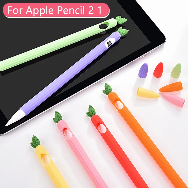 Funda de silicona con frutas bonitas para Apple Pencil 1, funda protectora para bolígrafo, funda para bolígrafo para IPad Pencil 1.a y 2.a generación - imagen 2