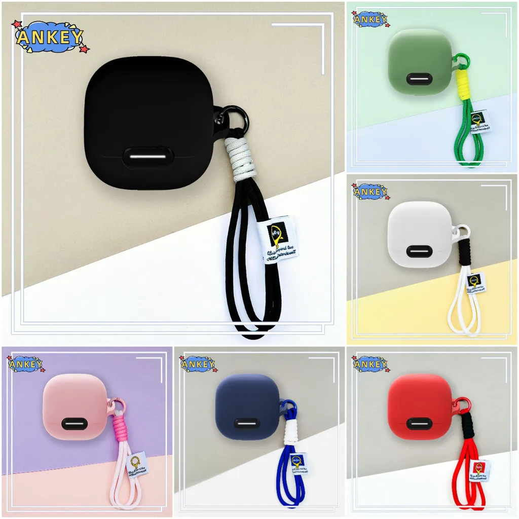 Funda protectora para Soundcore Liberty 4 NC, cordón de nailon, cubierta suave, conchas Soundcore Liberty4NC, accesorios de correa de cuerda de mano