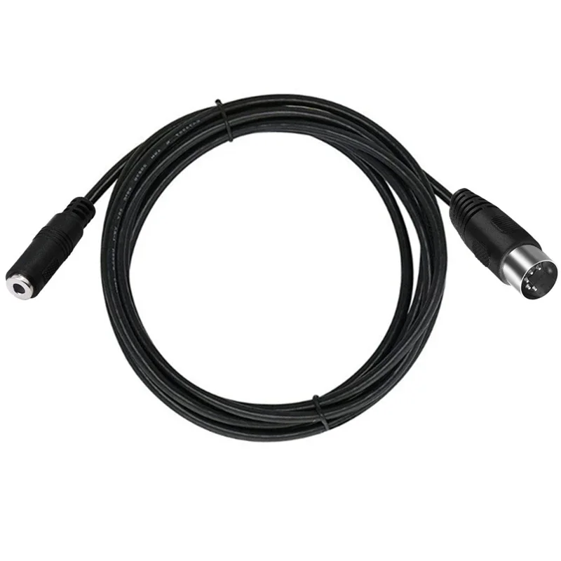 Cable de Audio con conector estéreo de 3,5mm, conector auxiliar macho de 3,5mm, M a F, MIDI Din de 5 pines, macho y hembra de alta calidad, 0,5 M para micrófono - imagen 5
