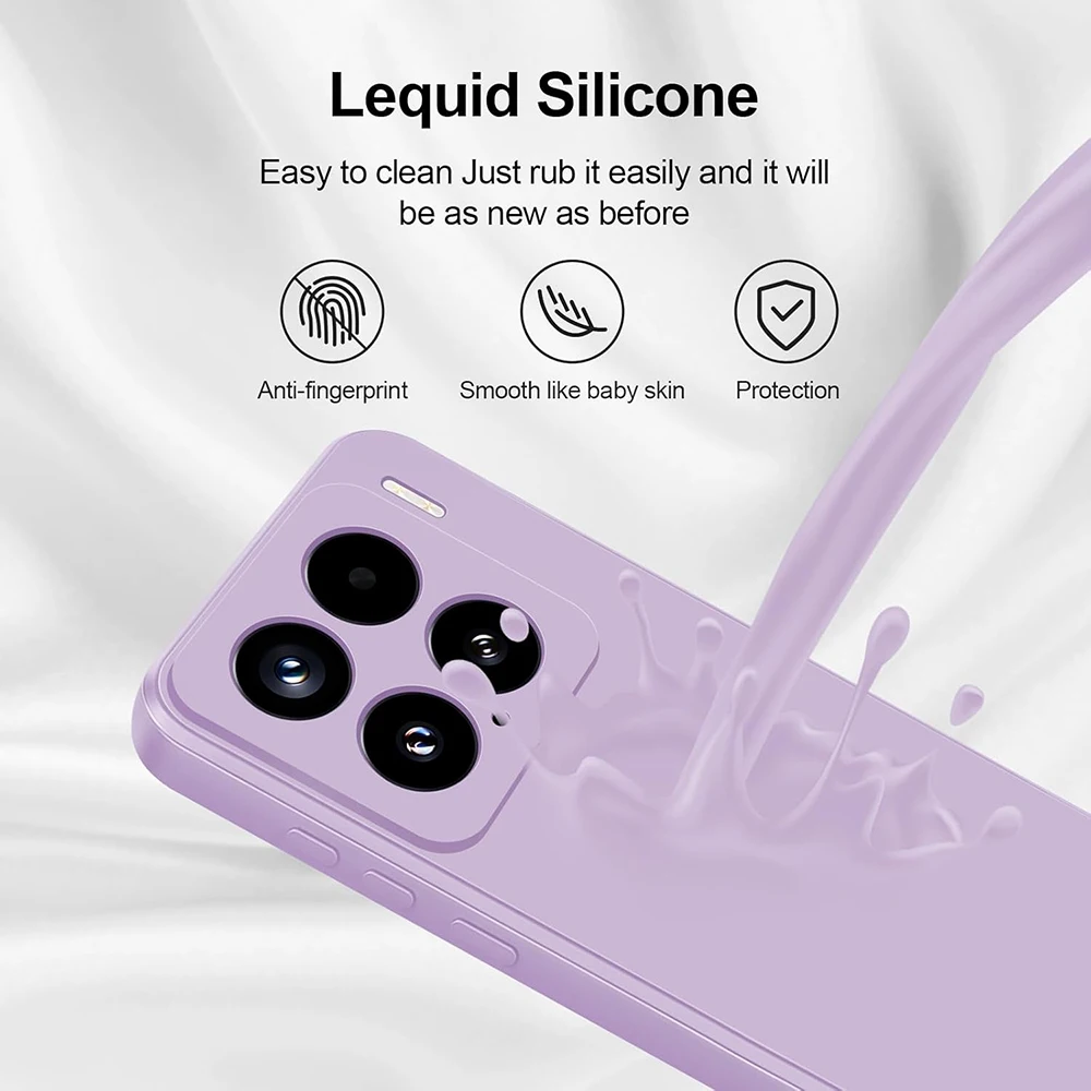 Funda de silicona mate de Color caramelo cuadrado de lujo para Xiaomi Mi 15 14 14T 13 13T 12 12T 12X 11 11T 11X Pro Lite 11i carcasa Ultra suave - imagen 4