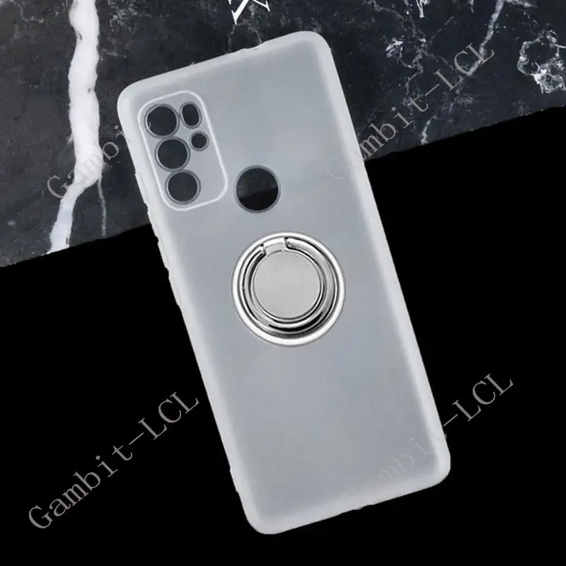 Soporte de anillo trasero para Motorola Moto G60s MotoG60s, 6,8 ", XT2133-2, soporte de teléfono, funda de silicona suave TPU Original a prueba de golpes - imagen 3